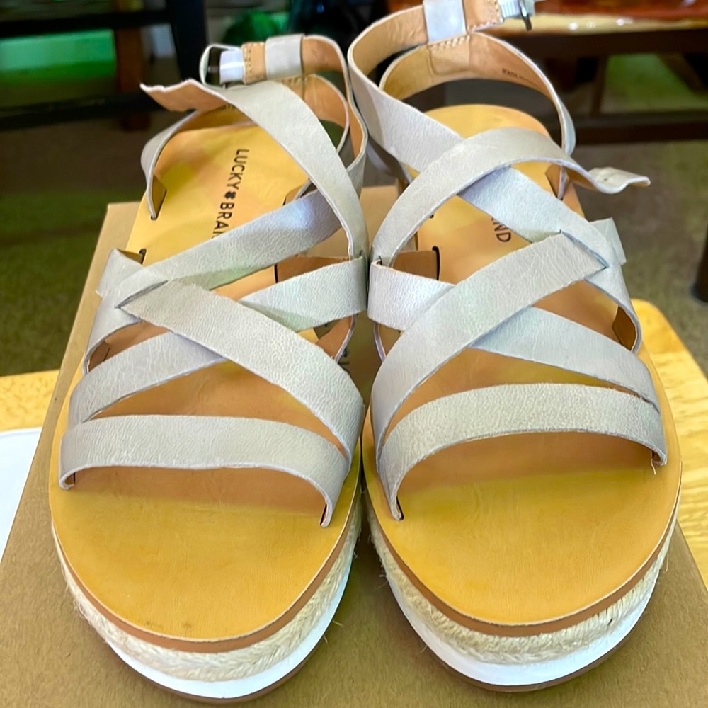 Lucky Brand Strapy Wedge Sandler